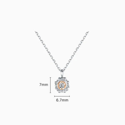 Kaleidoscope Moissanite Necklace