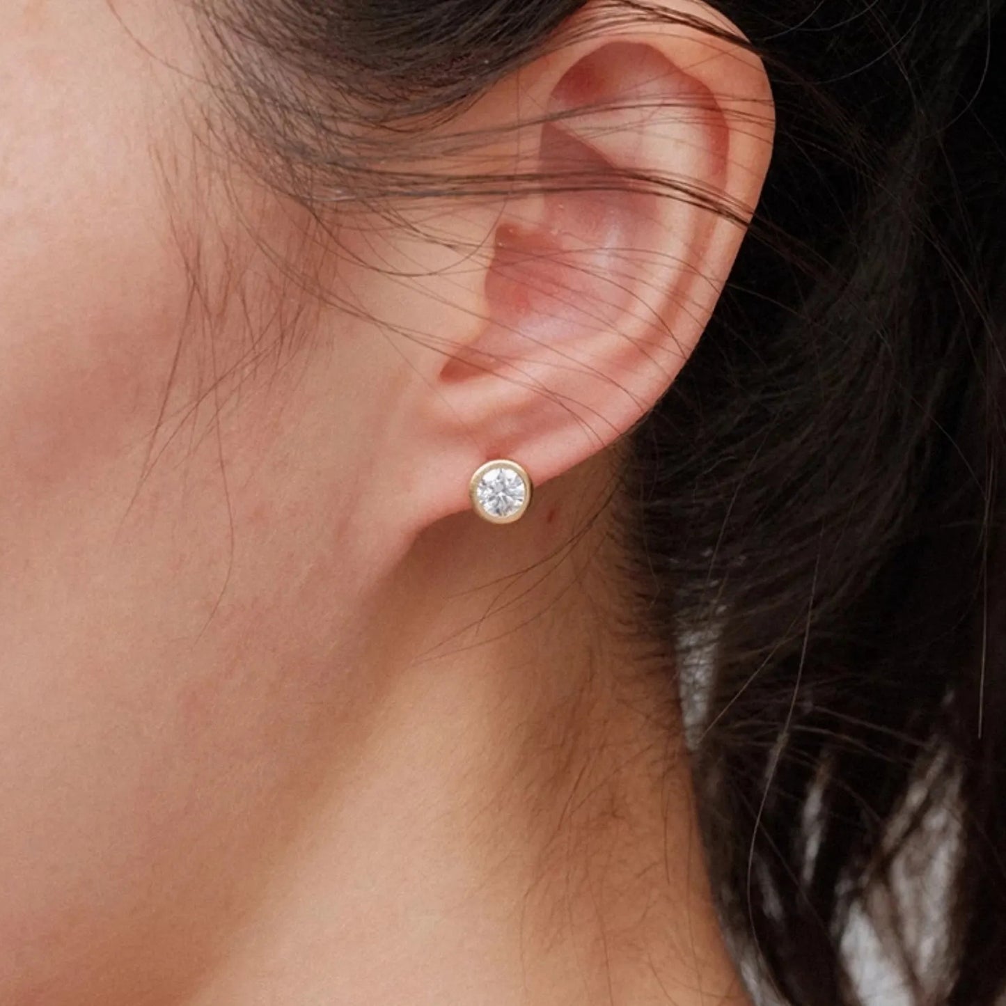 Beans Moissanite Earrings