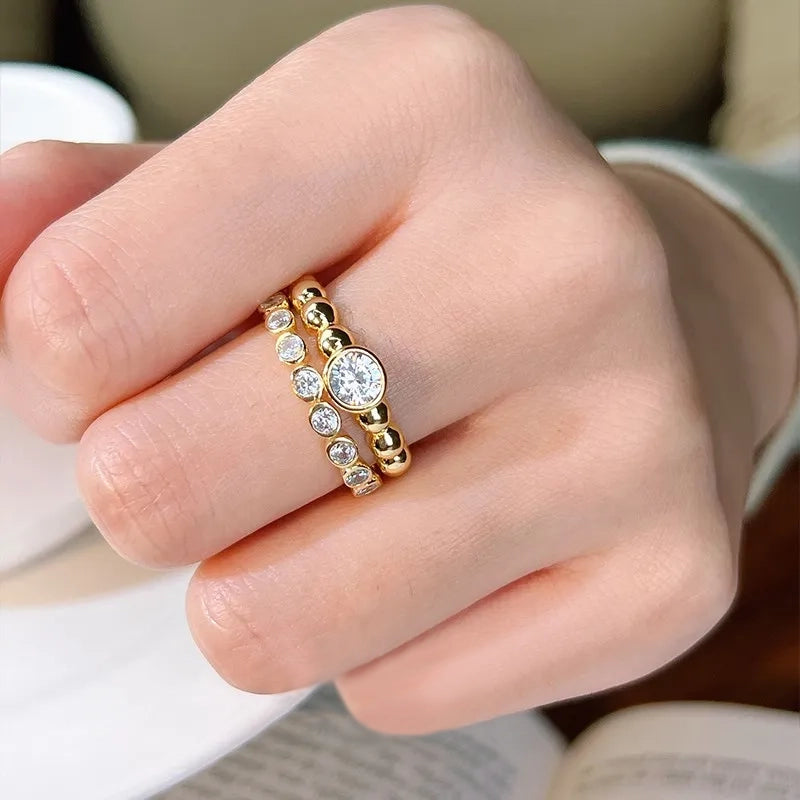 Eternity Stackable Bubbly Ring