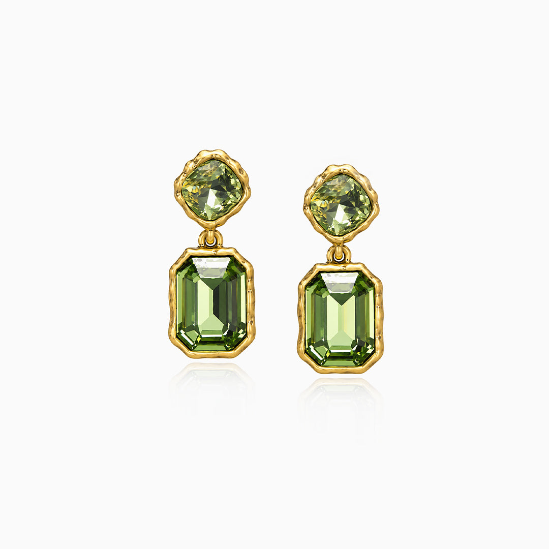 Olive Gemline Earrings