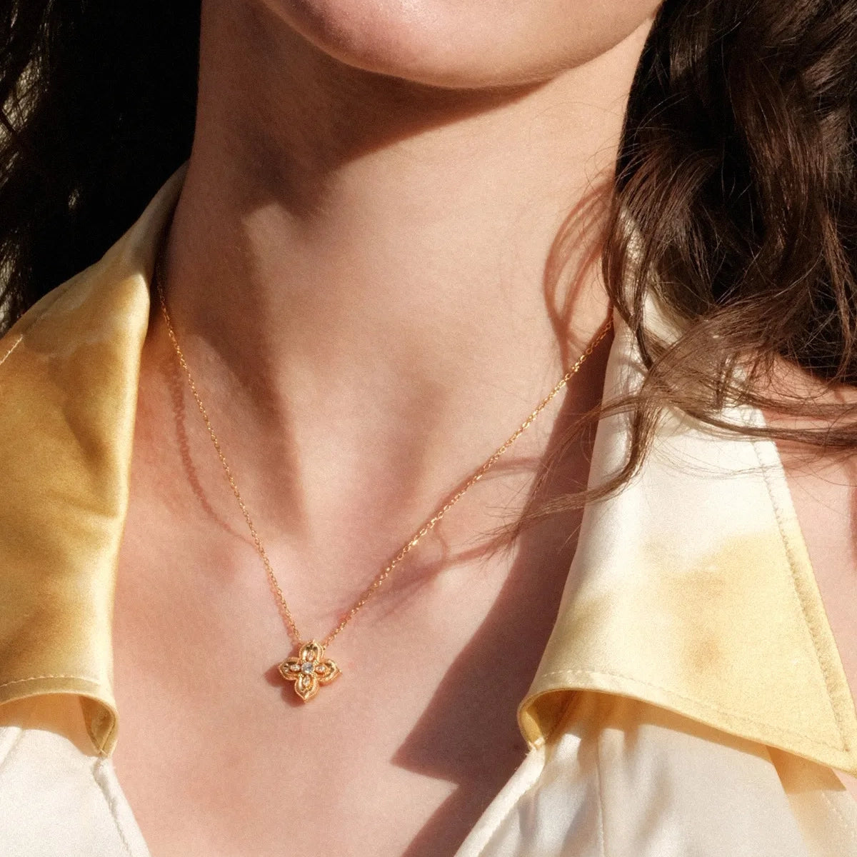 Lucky Four-Leaf Clover Necklace