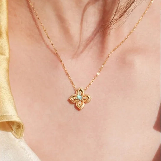 Lucky Four-Leaf Clover Necklace