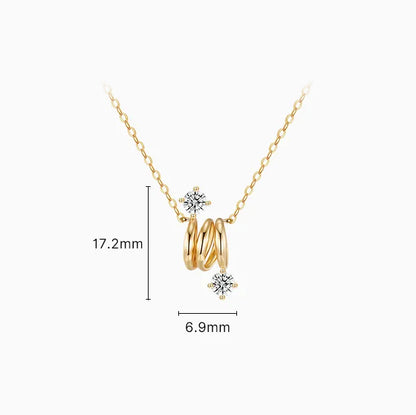 Yakamoz Moissanite Necklace