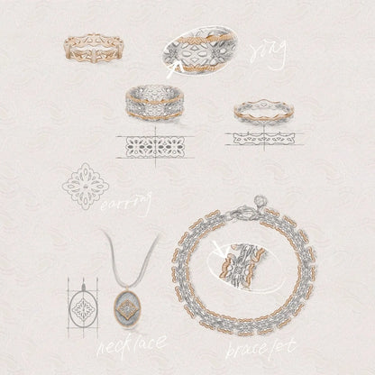 Hollowing Lace Ring