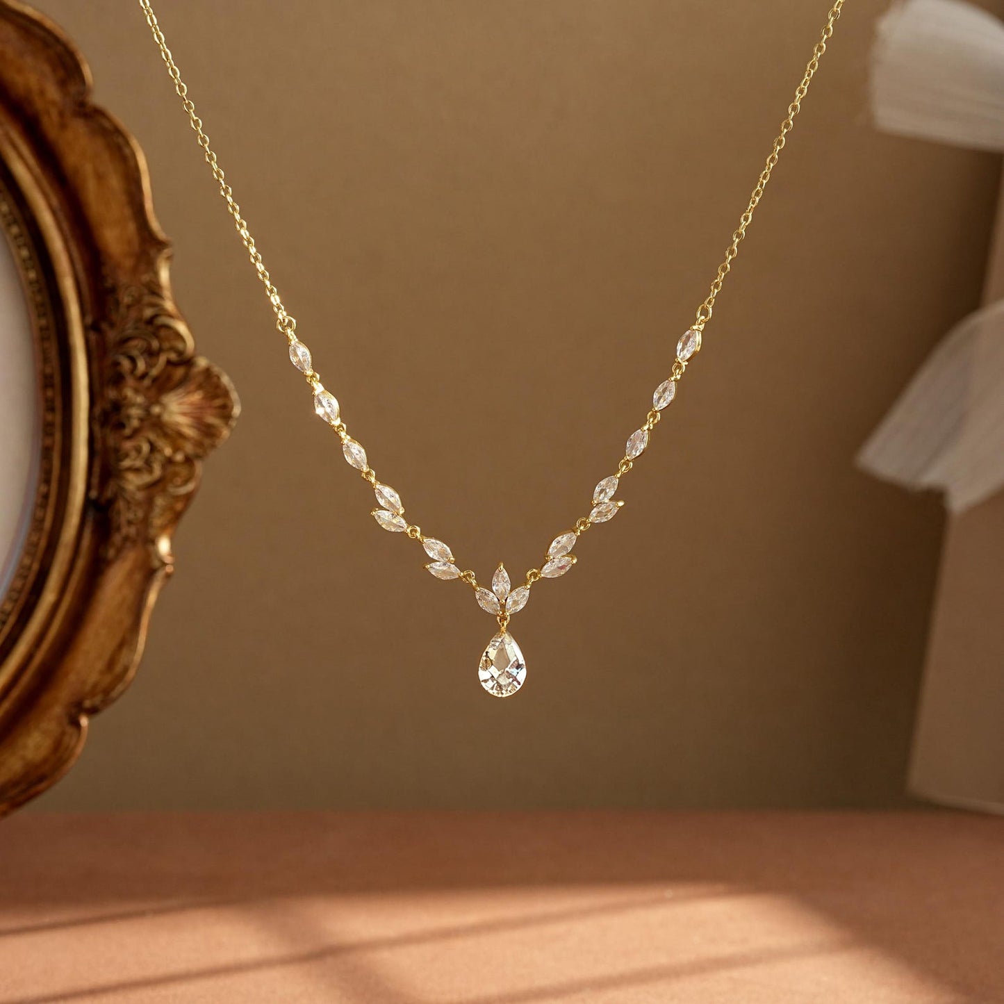Dainty Bridal Necklace