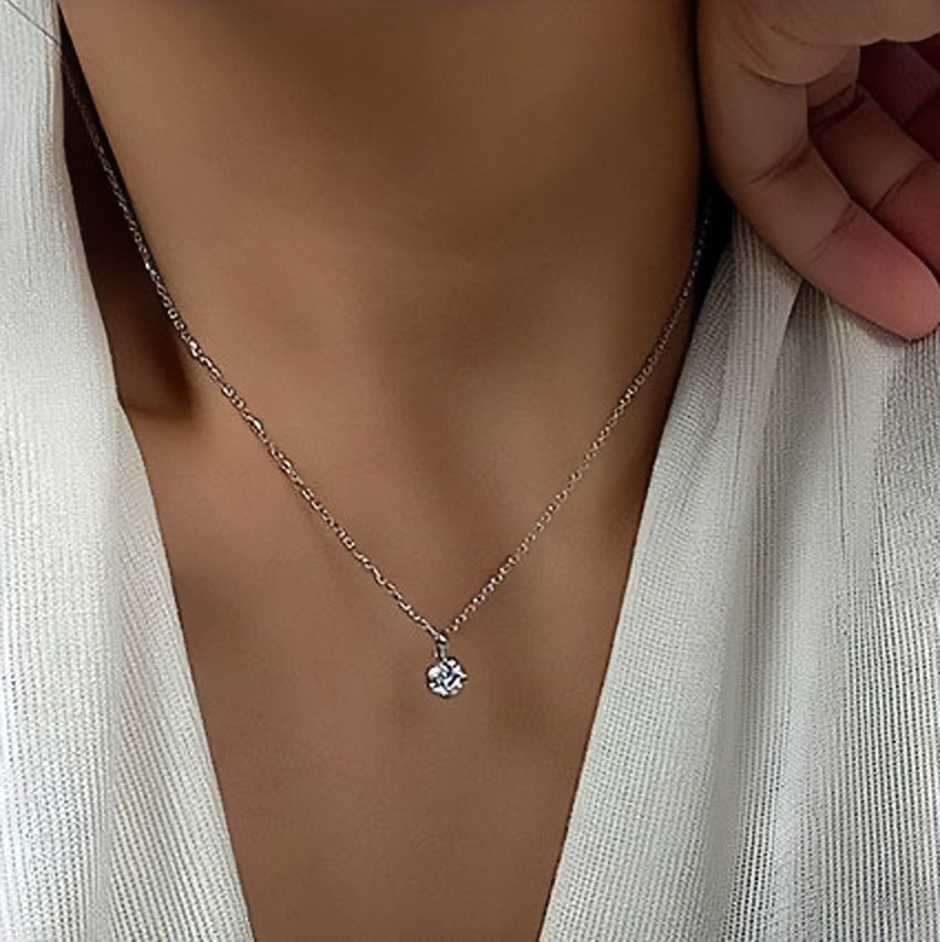D-Color Moissanite Necklace