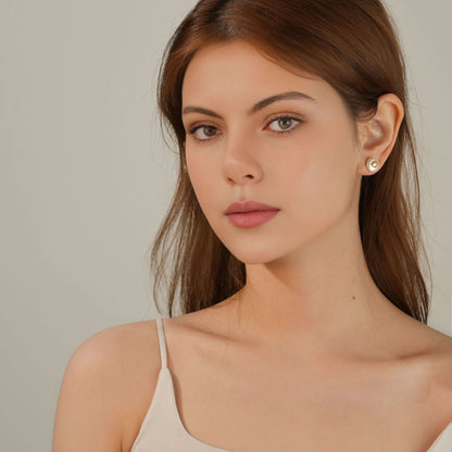 Scallop Shell Pearl Earrings