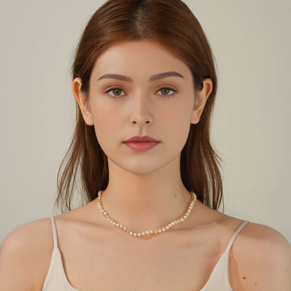 Double-Layer Pearls Necklace