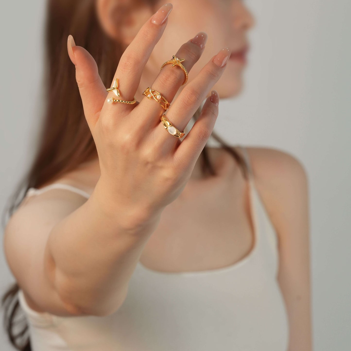 Hollowing Coral Ring