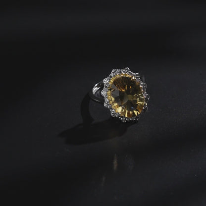 Citrine Glow Ring