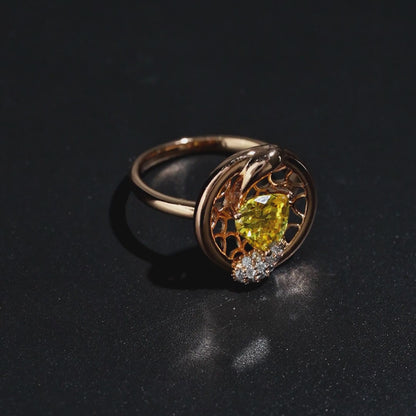 Radiant Blossom Ring