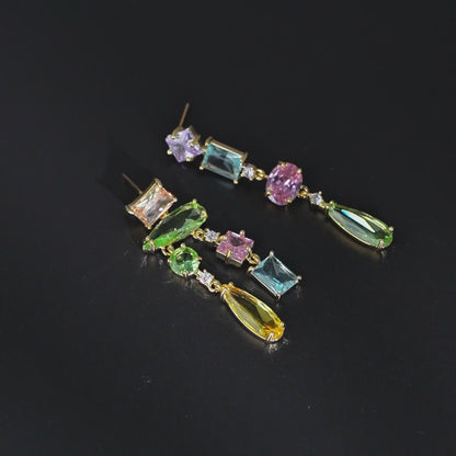 Asymmetrical Mixed Shaped Earrings