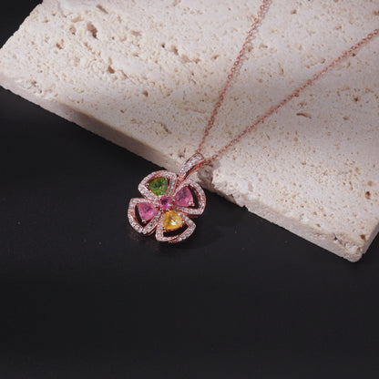 Tourmaline Lucky Empowering Love Pendant