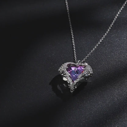 Guardian Angel Heart Necklace