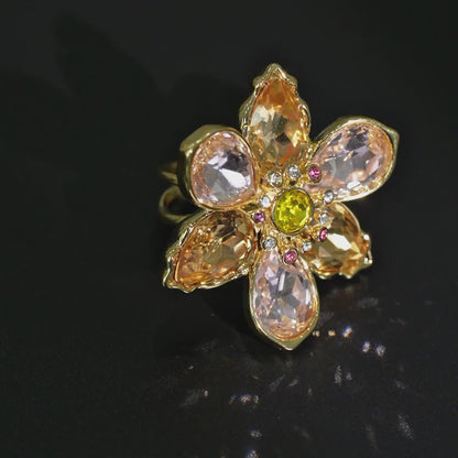 Sunlit Floral Ring