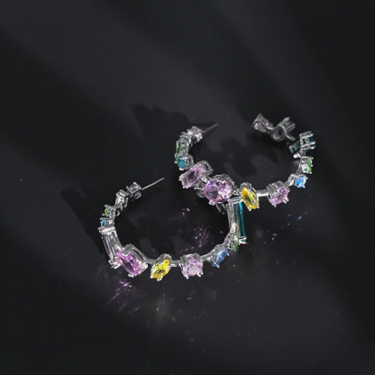 Spectrum C-Hoop Earrings