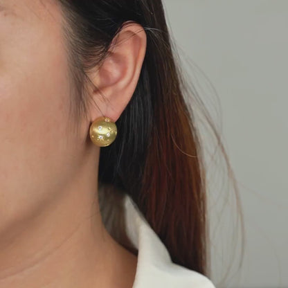 Galaxy Star Zirconia Golden Plated Earrings
