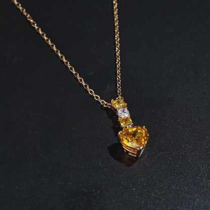 Radiant Heart Pendant Necklace