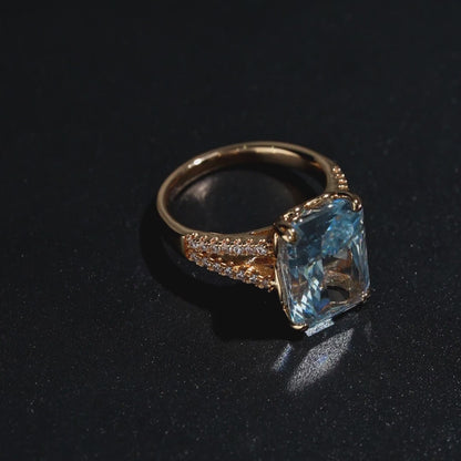 Radiant Ice-Cut Statement Ring