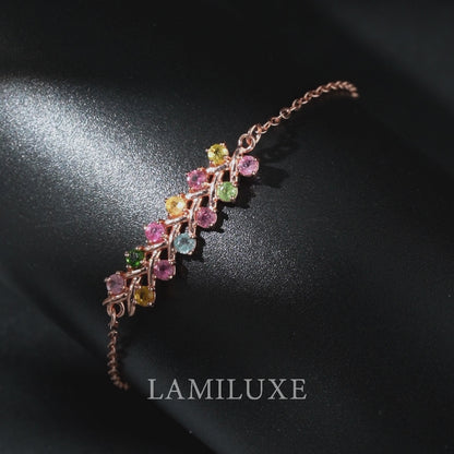Twelve Stellar Strand Tourmaline Bracelet