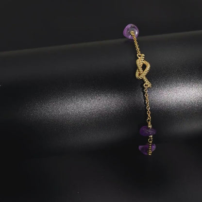 Amethyst Adjustable Bracelet