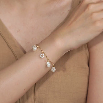 Baroque Pearls & Pearl Clusters Bracelet