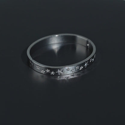 Starlit Etched Bangle