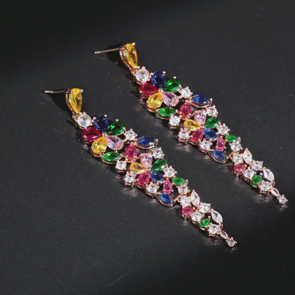 Floral Cascade Earrings