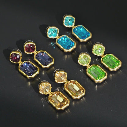 Olive Gemline Earrings