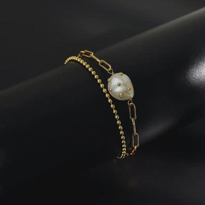 Double-Layer Chain Bracelet