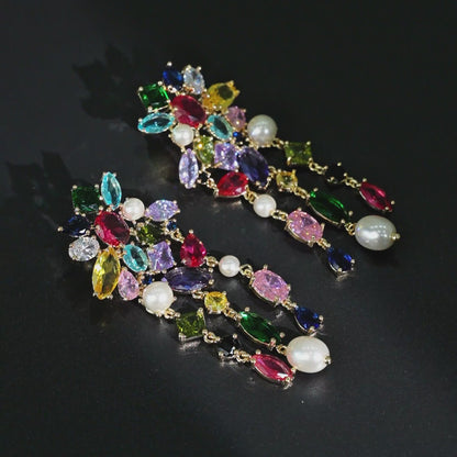 Colorburst Tassel Earrings
