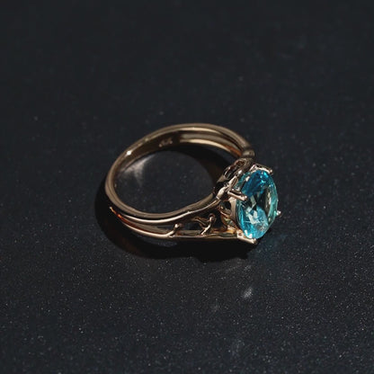 Blue Mirage Ring