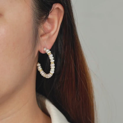 Natural Pearl Earrings