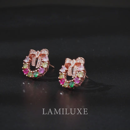 Floral Whisper Tourmaline Earrings