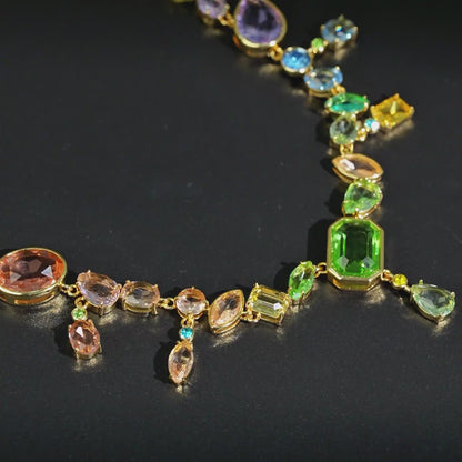 Aurora Cascade Gemfall Necklace