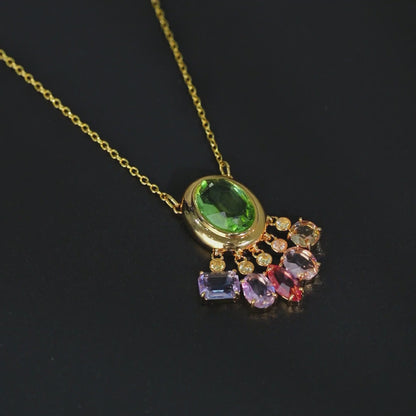 Aurora Cascade Tassel Necklace