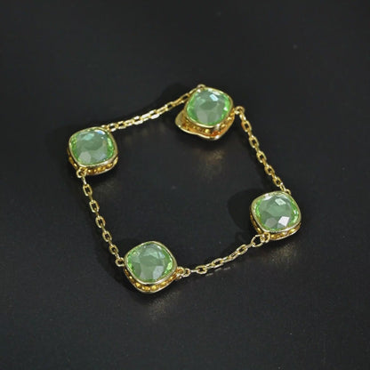 Gem Duo Chain Bracelet