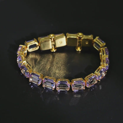 Lavender Rectangle Bracelet