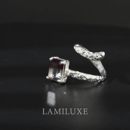 Black Tourmaline Specter Ring