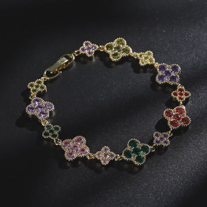 Petite Flower Mosaic Bracelet