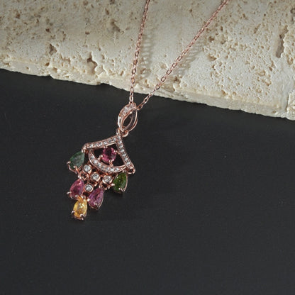 Mystic Galaxy Tourmaline Pendant