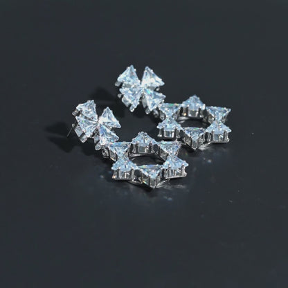 Stellar Hexa-Drop Earrings