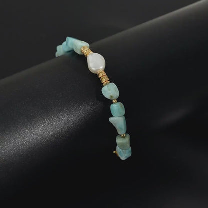 Larimar Chain Bracelet