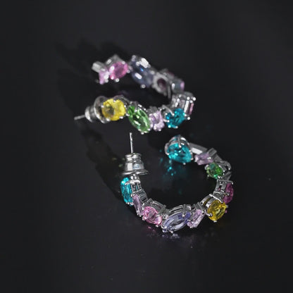 Spectrum Geometric Earrings