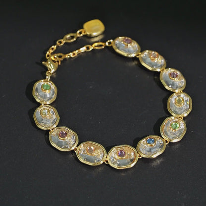 Crystal Inlay Bracelet