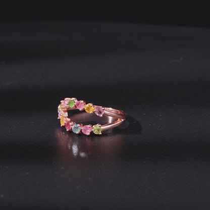 Tourmaline Wisdom Eye Ring