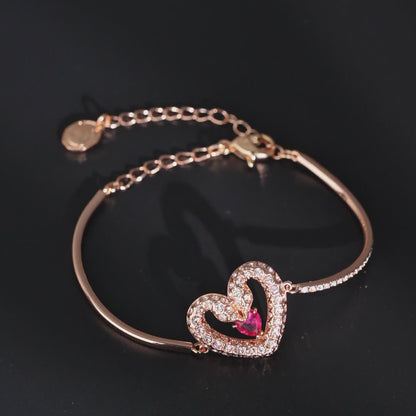 Sparking Heart Bangle