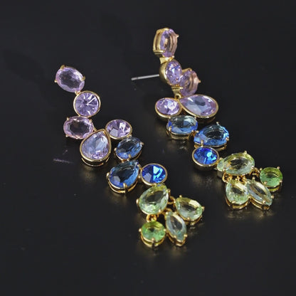 Aurora Cascade Drop Earrings