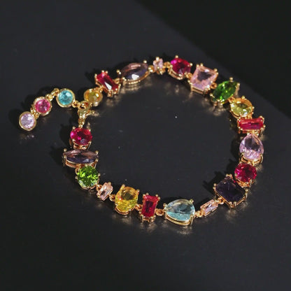 Multi-color Mixed Scatter Bracelet