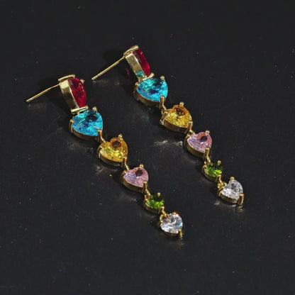 Sweetheart Cascade Earrings